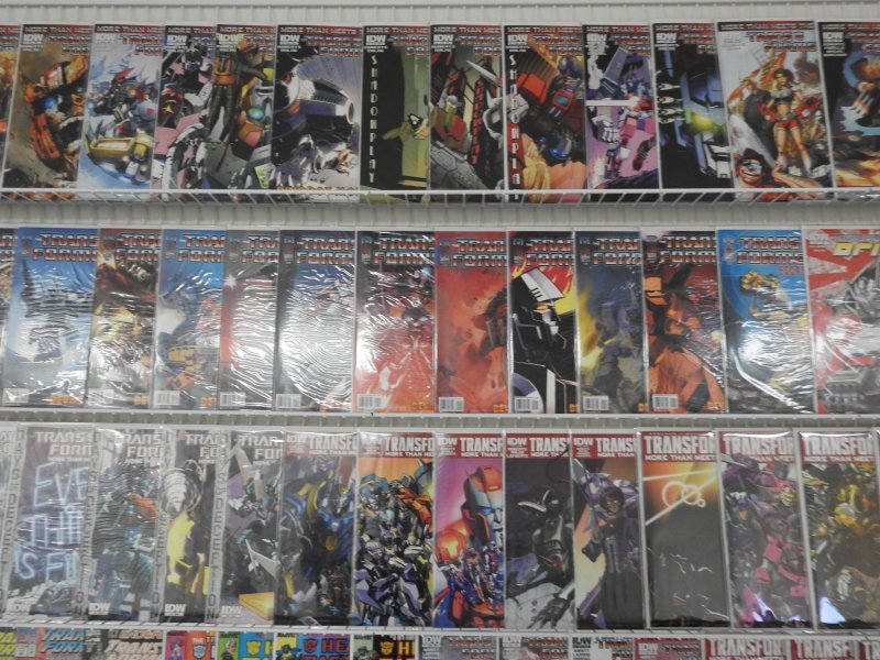 Huge Lot of 140+ Comics W/ ALL TRANSFORMERS!!! Avg. VF Condition!