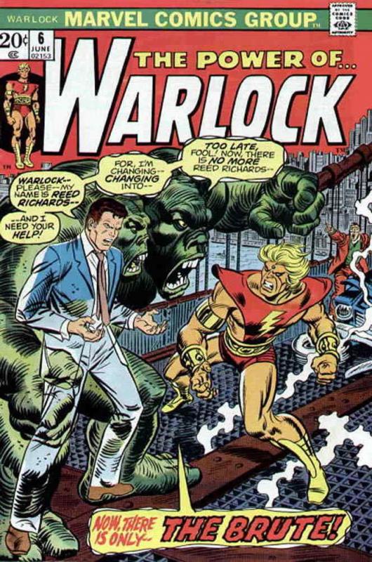 Warlock (1st Series) #6 VG; Marvel | low grade comic - save on shipping - detail