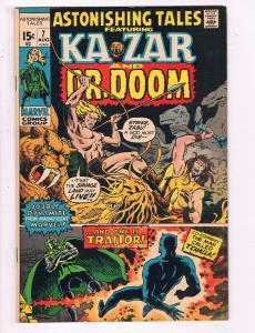 Astonishing Tales # 7 FN Marvel Comic Book Ka-Zar & Dr. Doom Black Panther BN3
