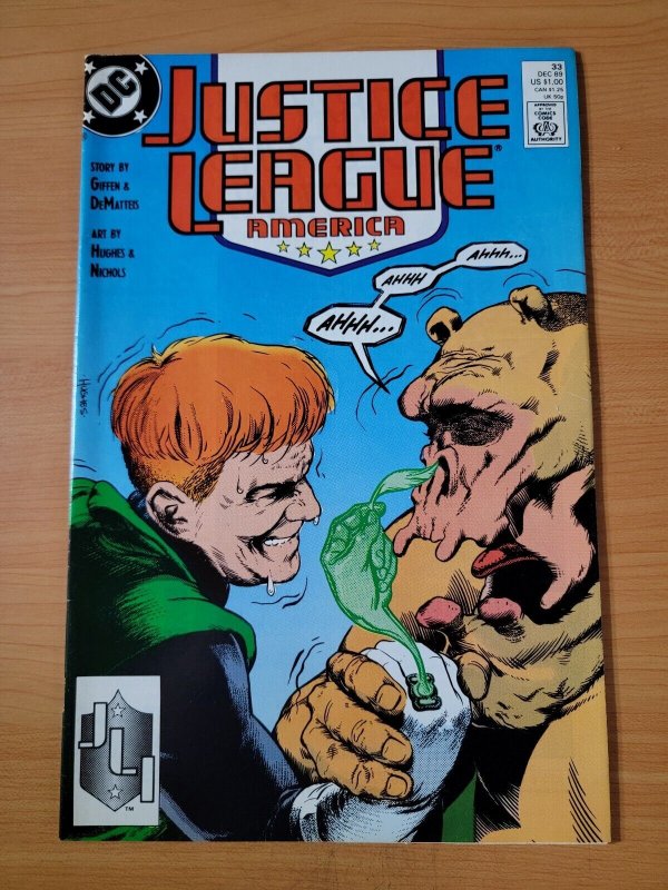 Justice League America #33 ~ DOLLAR BIN ~ 1989 DC Comics