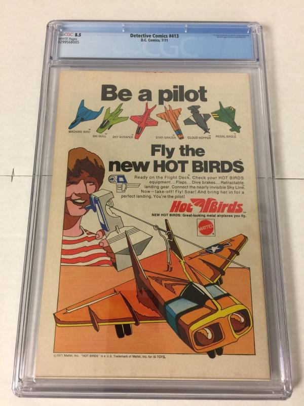 Detective Comics 413 Cgc 8.5 White Pages