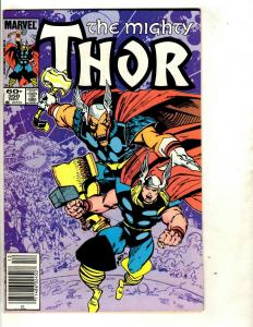 10 Thor Marvel Comics # 340 341 342 343 345 346 347 348 349 350 Spider-Man DS3
