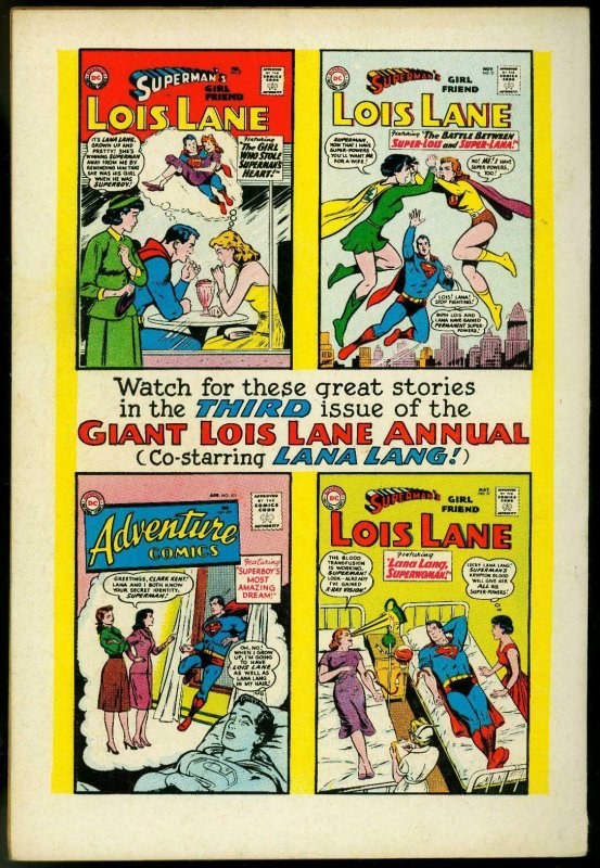 80 Page Giant #1 1964-Superman Annual-DC-Supergirl FN+