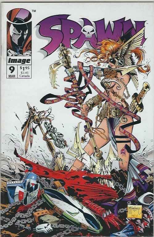 SPAWN #9 1ST ANGELA (MCFARLANE) $5.00 NM/MINT