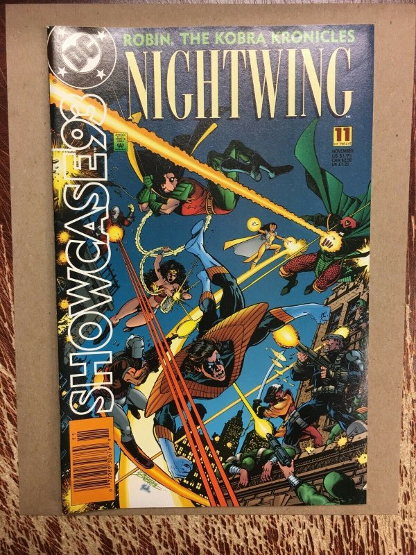 Showcase '93 # 11 DC Comic Book Featuring Nightwing Batman Robin Wonder YY13