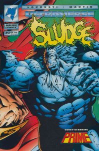 Sludge #12 VF ; Malibu | Ultraverse Premiere 8 Steve Gerber Last Issue