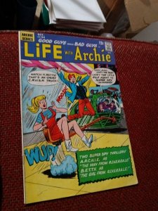 Archie Comics LIFE WITH ARCHIE #54 October 1966 silver age man from RIVERDALE