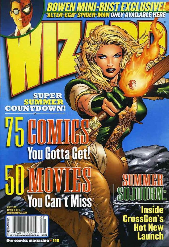 Wizard: The Comics Magazine #118C FN ; Wizard | Sojourn Crossgen