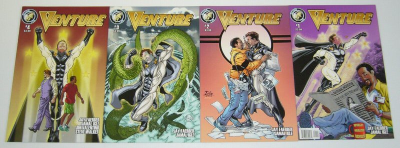 Venture #1-4 VF/NM complete series - action lab - jay faerber - jamal igle set 