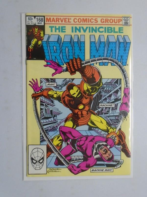 Iron Man (1st Series) #168, No Tattoo 7.0 (1983)