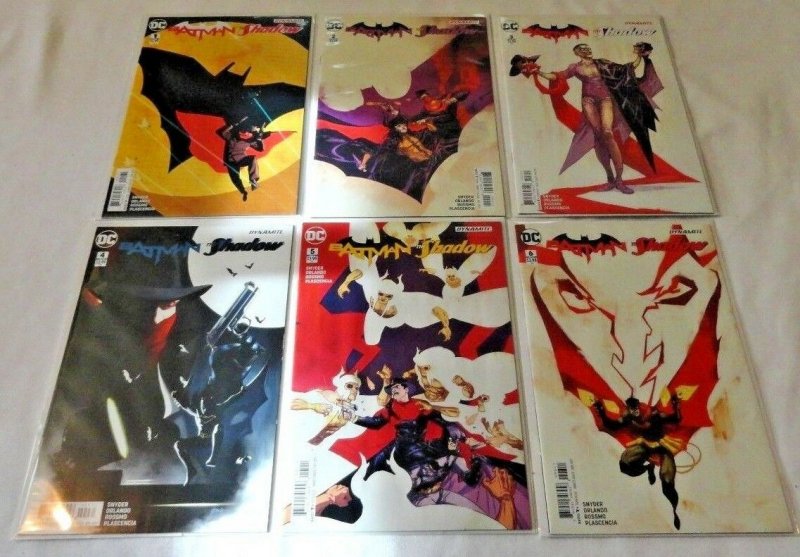 Batman / Shadow #1-6 Full Set / Complete Run  (June 2017, DC)