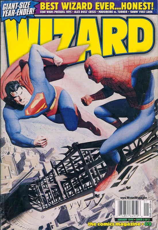 Wizard: The Comics Magazine #89B VG ; Wizard | low grade comic Spider-Man vs Sup