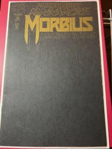 Morbius#12 1993 1st Meet & Battle against Blade (Made of Black Parchment Paper)