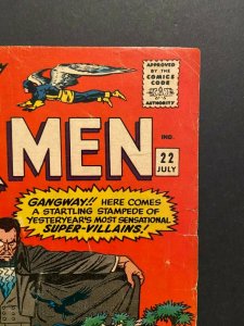 The X-Men 22 VG 1st App. Colosso (Marvel July 1966)