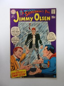 Superman's Pal, Jimmy Olsen #123 (1969) FN/VF condition overspray