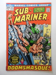 Sub-Mariner #47 (1972) VF+ Condition! Overspray