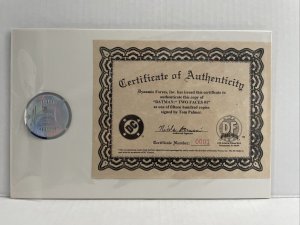 Batman Two Faces #1 With COA #1/1500