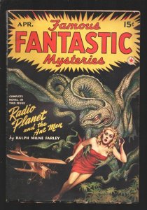 Famous Fantastic Mysteries 4/1942-Radio Planet and the Ant Men by Ralph Mil...