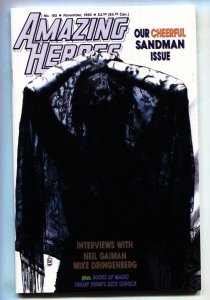 AMAZING HEROES #185 Sandman issue-comic book-1990