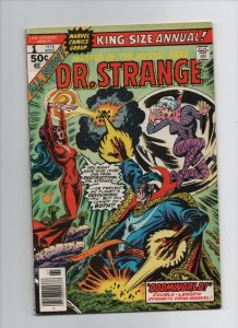 Dr Strange King-Size anual #1 - DoomWorld! - 1976 (grado 6.5) WH 