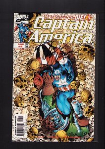 Captain America #8 - SIGNED BY MARK WAID! (8.5/9.0) 1998
