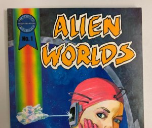 Alien Worlds #1 Paperback 1986 Bruce Jones William F. Nolan 