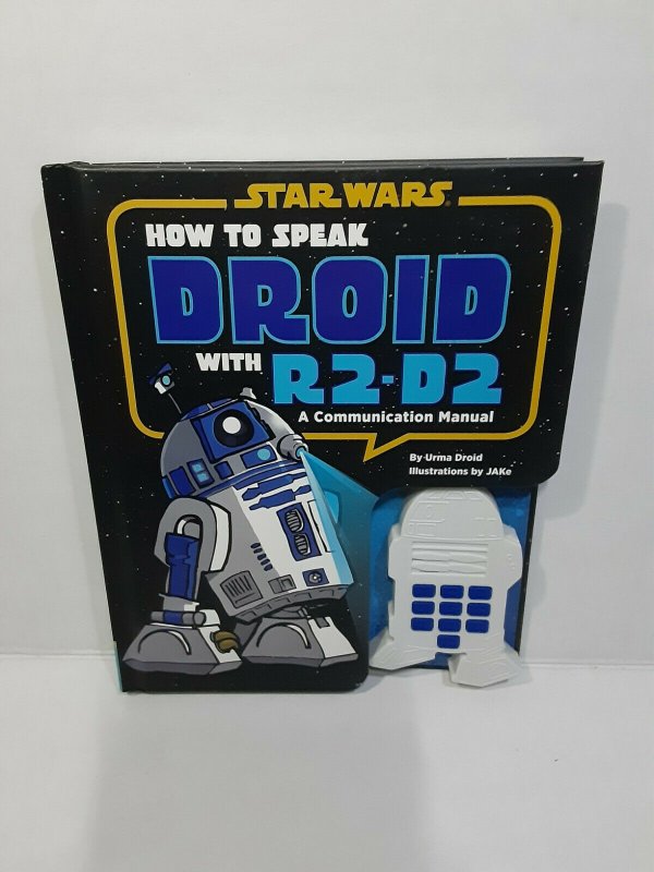 STAR WARS: R2D2 BACK PACK AND R2D2: HOW TO SPEAK DROID BOOK - FREE SHIPPING