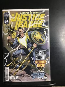 JUSTICE LEAGUE #74 MAIN BLACK ADAM COVER DC COMICS 2022 BATMAN JL DARK