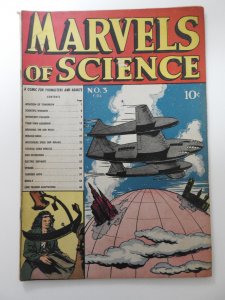 Marvels of Science #3 (1946) Beautiful Book! Centerfold loose GVG Condition!