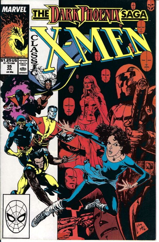 Classic X-Men #35 Direct Edition (1989)