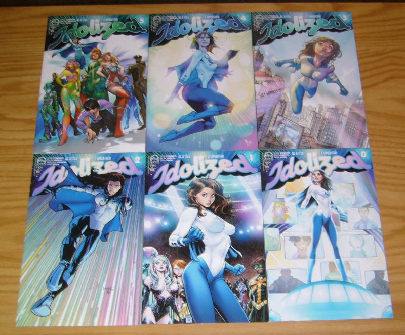 Idolized #0 & 1-5 VF/NM complete series ALL A VARIANTS aspen comics 2 3 4 set