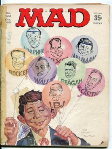 Mad-Magazine-#122-1968-Mort Drucker-Don Martin-David Berg-Political