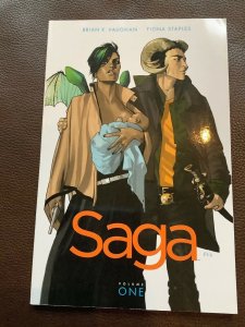 Saga Vol. 1 by Brian K. Vaughan (2012, Paperback)