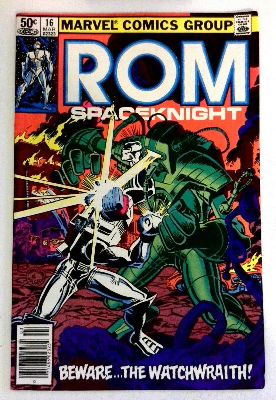 Rom #16 Marvel 1981 VF+ Bronze Age Comic Book 1st Print