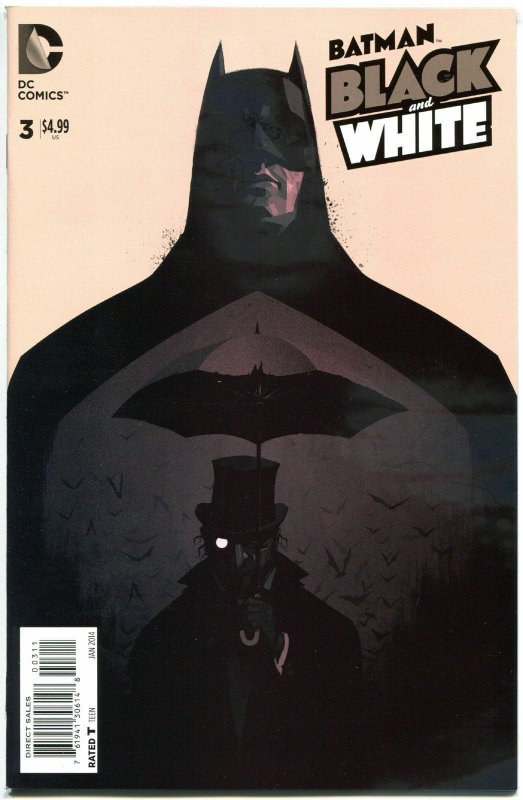 BATMAN BLACK and WHITE #3, NM, Olly Moss, 2013, more DC / Batman in store