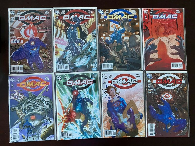 Omac set #1-8 8.0 VF (2006 2nd series)