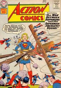 The War Between Supergirl and The Supermen Emergency Squad! / Supergirl's Three Super Girl-Friends!