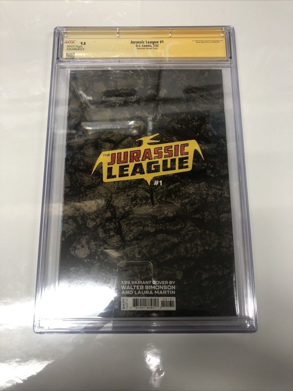Jurassic League (2022) #1 (CGC 9.8 SS) Signed Walt Simonson Variant Cover C = 1