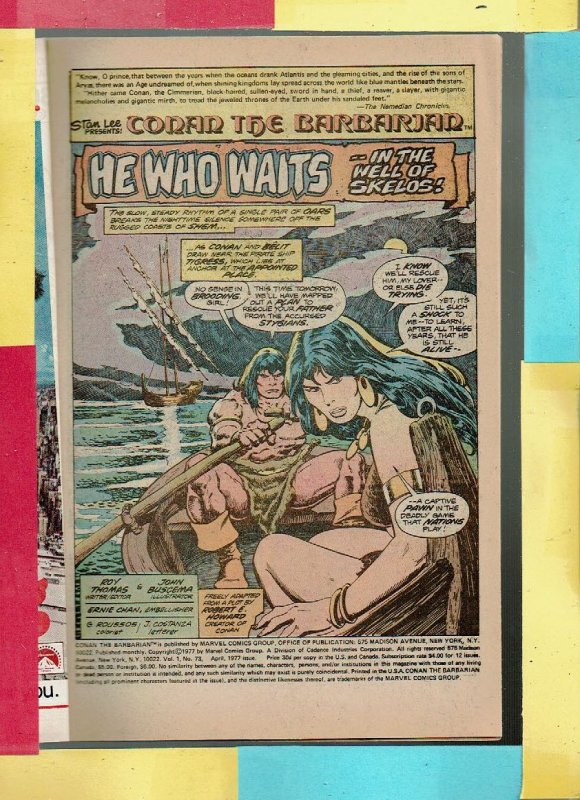 CONAN THE BARBARIAN 73
