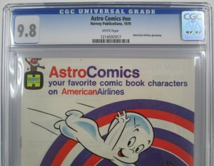 Astro Comics CGC 9.8 NM/MT American Airlines Promo Casper ~ Richie Rich Harvey