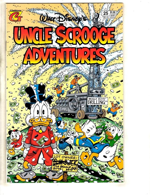 8 Uncle Scrooge Adventures Disney Comic Books # 2 13 14 18 22 25 26 27 J317