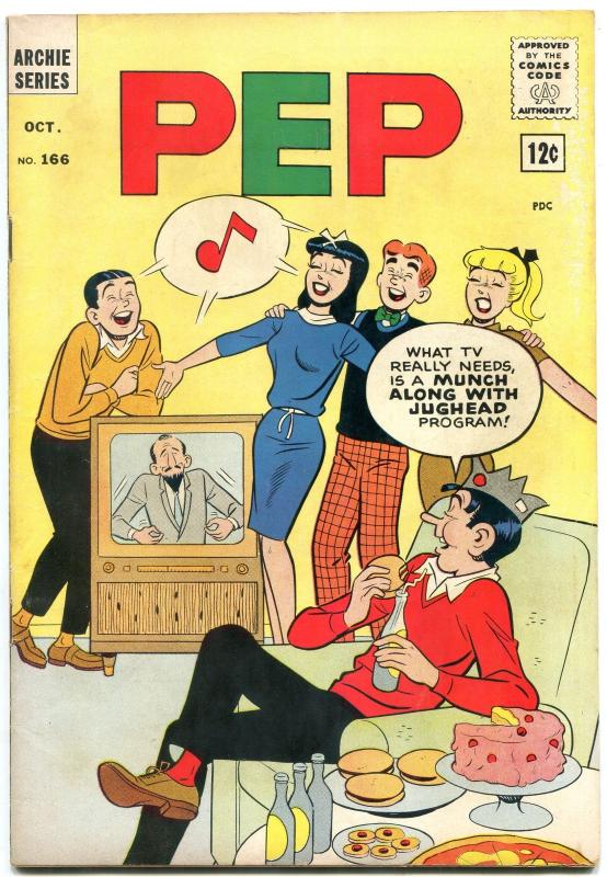 Pep Comics #166 1963- Archie- Betty & Veronica- Mitch Miller