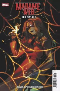 Miles Morales: Spider-Man (2022) #28 NM Madame Web Variant Cover