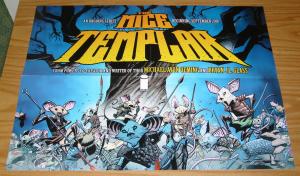 Mice Templar promotional poster - 18 x 24 - michael avon oeming - bryan glass