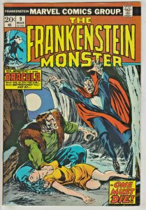 FRANKENSTEIN MONSTER#9 FN/VF 1974 MARVEL BRONZE AGE COMICS