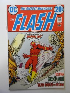 The Flash #221 (1973) VG Condition! 3 centerfold wraps detached bottom staple