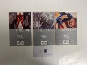 3 Front Line Marvel Comic Books # 9 10 11 Avengers Defenders Thor Hulk 46 RC38
