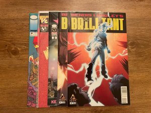 5 Comic Books Brilliant # 1 2 + Hell Yeah #2 + Arcanum # 1/2 + Trencher # 3 J944