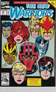 Marvel Comics Group! The New Warriors! Issue 25! 