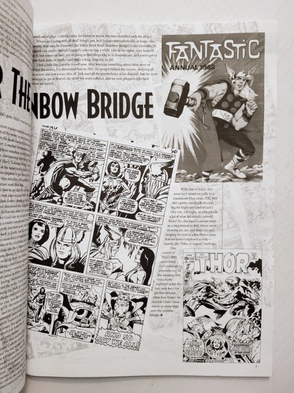 Jack Kirby Collector #36 ft. THOR 40th Anniversary / Asgard / VF 8.0 (2002)